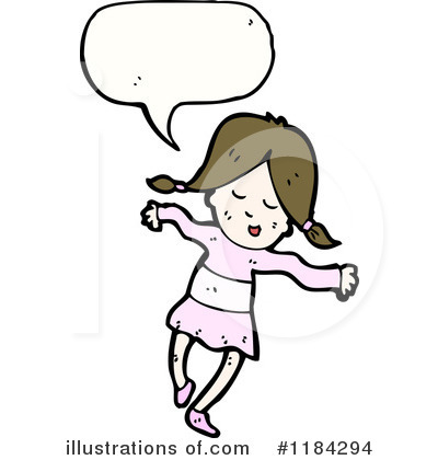 Royalty-Free (RF) Girl Clipart Illustration by lineartestpilot - Stock Sample #1184294