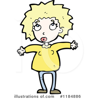 Royalty-Free (RF) Girl Clipart Illustration by lineartestpilot - Stock Sample #1184886