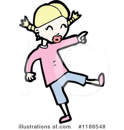 Royalty-Free (RF) Girl Clipart Illustration by lineartestpilot - Stock Sample #1186548