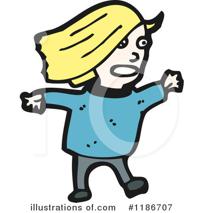 Royalty-Free (RF) Girl Clipart Illustration by lineartestpilot - Stock Sample #1186707
