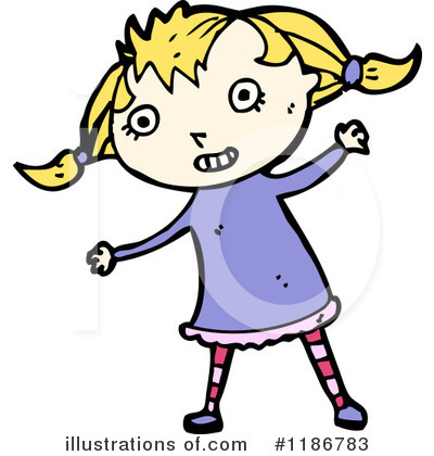 Royalty-Free (RF) Girl Clipart Illustration by lineartestpilot - Stock Sample #1186783