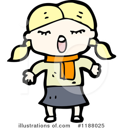 Royalty-Free (RF) Girl Clipart Illustration by lineartestpilot - Stock Sample #1188025