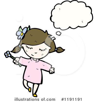 Royalty-Free (RF) Girl Clipart Illustration by lineartestpilot - Stock Sample #1191191