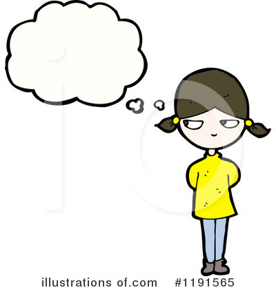Royalty-Free (RF) Girl Clipart Illustration by lineartestpilot - Stock Sample #1191565