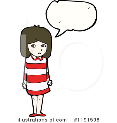 Royalty-Free (RF) Girl Clipart Illustration by lineartestpilot - Stock Sample #1191598