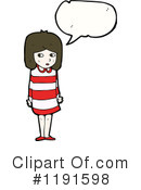 Girl Clipart #1191598 by lineartestpilot