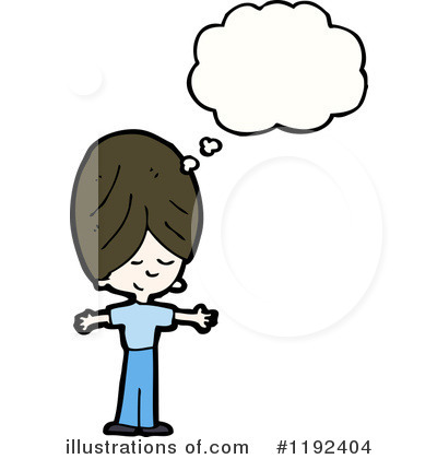 Royalty-Free (RF) Girl Clipart Illustration by lineartestpilot - Stock Sample #1192404