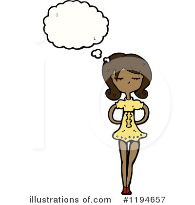 Royalty-Free (RF) Girl Clipart Illustration by lineartestpilot - Stock Sample #1194657