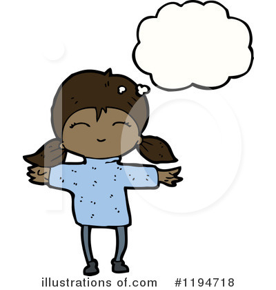 Royalty-Free (RF) Girl Clipart Illustration by lineartestpilot - Stock Sample #1194718