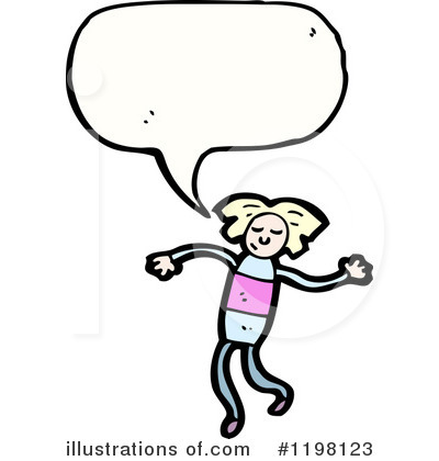 Royalty-Free (RF) Girl Clipart Illustration by lineartestpilot - Stock Sample #1198123