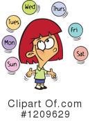 Girl Clipart #1209629 by toonaday