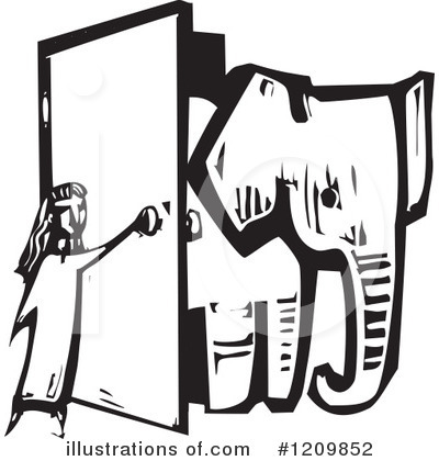 Elephant Clipart #1209852 by xunantunich