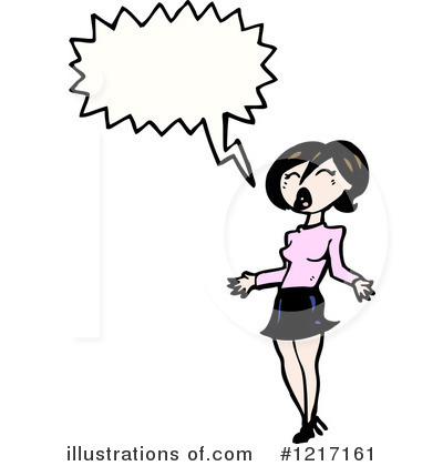 Royalty-Free (RF) Girl Clipart Illustration by lineartestpilot - Stock Sample #1217161