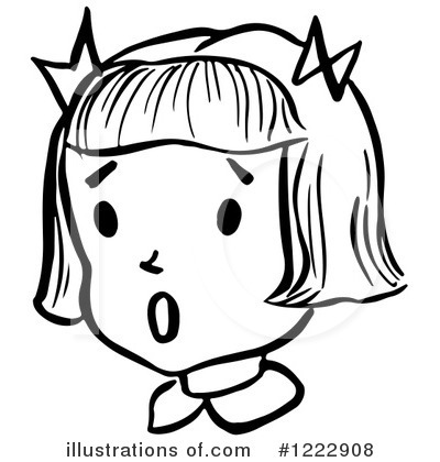 Royalty-Free (RF) Girl Clipart Illustration by Picsburg - Stock Sample #1222908