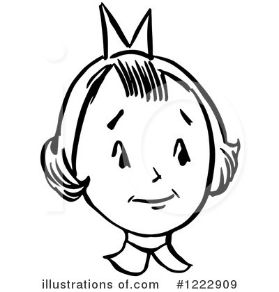 Royalty-Free (RF) Girl Clipart Illustration by Picsburg - Stock Sample #1222909