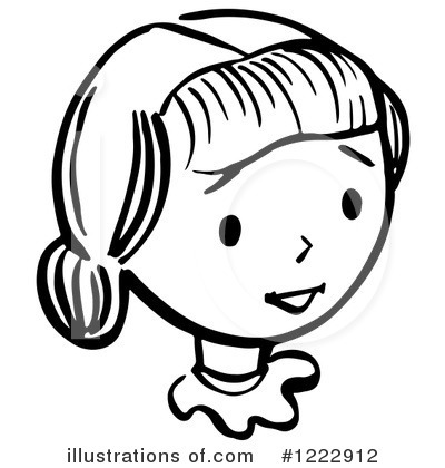 Royalty-Free (RF) Girl Clipart Illustration by Picsburg - Stock Sample #1222912