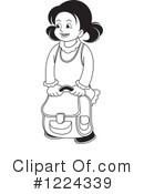 Girl Clipart #1224339 by Lal Perera