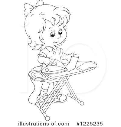 Ironing Clipart #1225235 by Alex Bannykh