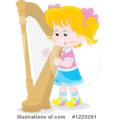 Royalty-Free (RF) Girl Clipart Illustration by Alex Bannykh - Stock Sample #1225261
