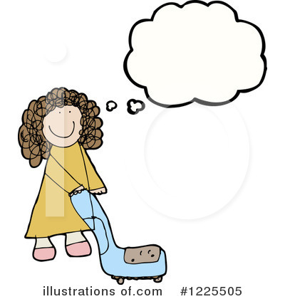 Royalty-Free (RF) Girl Clipart Illustration by lineartestpilot - Stock Sample #1225505