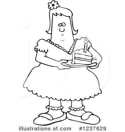 Royalty-Free (RF) Girl Clipart Illustration by djart - Stock Sample #1237629