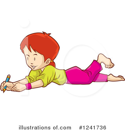 Royalty-Free (RF) Girl Clipart Illustration by YUHAIZAN YUNUS - Stock Sample #1241736