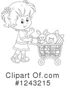 Girl Clipart #1243215 by Alex Bannykh