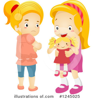 Sisters Clipart #1245025 by BNP Design Studio