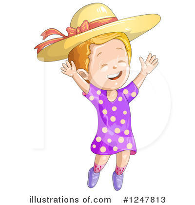 Royalty-Free (RF) Girl Clipart Illustration by merlinul - Stock Sample #1247813