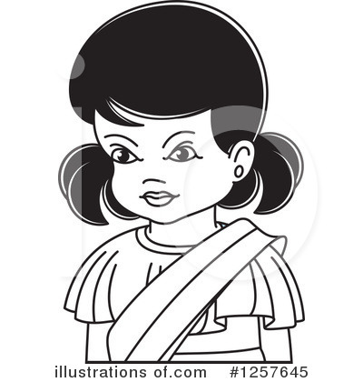 Royalty-Free (RF) Girl Clipart Illustration by Lal Perera - Stock Sample #1257645