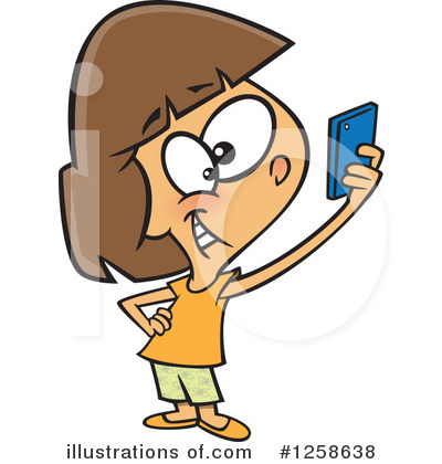 Cell Phone Clipart #1258638 by toonaday