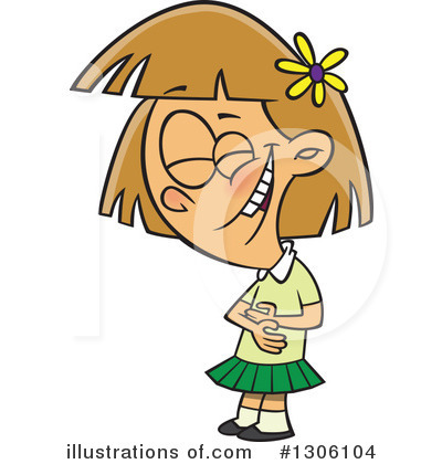 Royalty-Free (RF) Girl Clipart Illustration by toonaday - Stock Sample #1306104