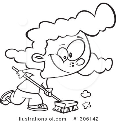 Sweeping Clipart #1306142 by toonaday