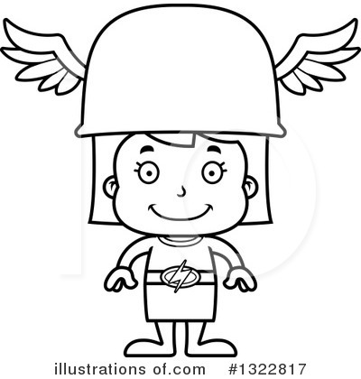 Royalty-Free (RF) Girl Clipart Illustration by Cory Thoman - Stock Sample #1322817