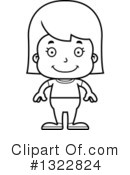 Girl Clipart #1322824 by Cory Thoman