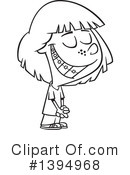 Girl Clipart #1394968 by toonaday