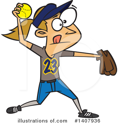 Baseball Clipart #1407936 by toonaday