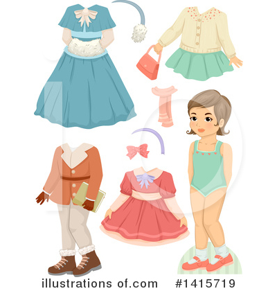Royalty-Free (RF) Girl Clipart Illustration by BNP Design Studio - Stock Sample #1415719