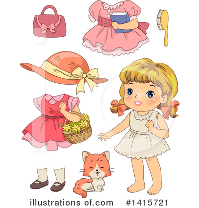 Royalty-Free (RF) Girl Clipart Illustration by BNP Design Studio - Stock Sample #1415721