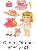 Girl Clipart #1415721 by BNP Design Studio