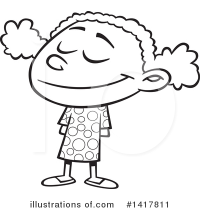 Smiling Clipart #1417811 by toonaday