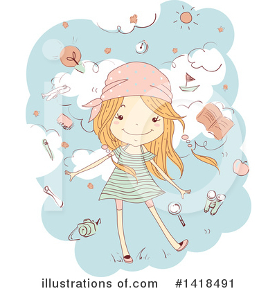 Royalty-Free (RF) Girl Clipart Illustration by BNP Design Studio - Stock Sample #1418491