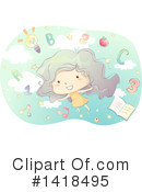 Girl Clipart #1418495 by BNP Design Studio