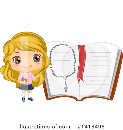 Royalty-Free (RF) Girl Clipart Illustration by BNP Design Studio - Stock Sample #1418496