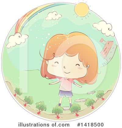 Royalty-Free (RF) Girl Clipart Illustration by BNP Design Studio - Stock Sample #1418500