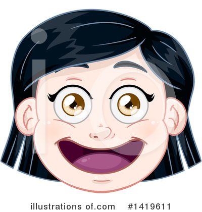 Royalty-Free (RF) Girl Clipart Illustration by Liron Peer - Stock Sample #1419611