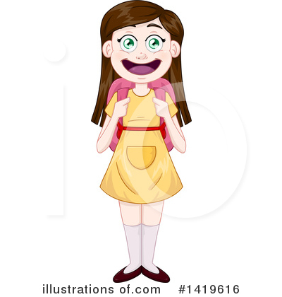 Girl Clipart #1419616 by Liron Peer