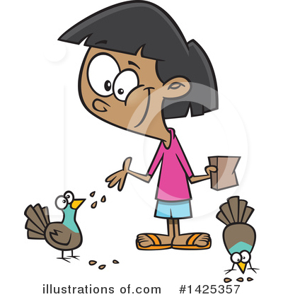 Feed The Birds Clipart #1425357 by toonaday