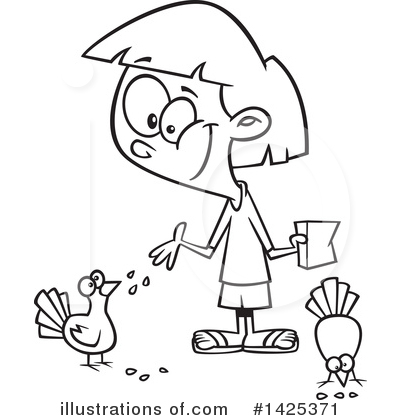 Feed The Birds Clipart #1425371 by toonaday