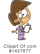 Girl Clipart #1437877 by toonaday